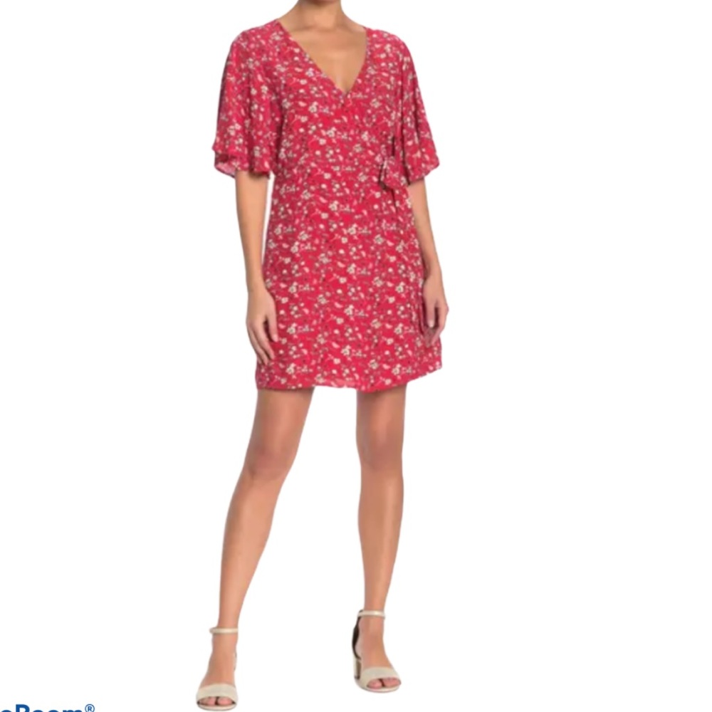 NWT Sanctuary Girl On Fire Mock Wrap Dress Size M